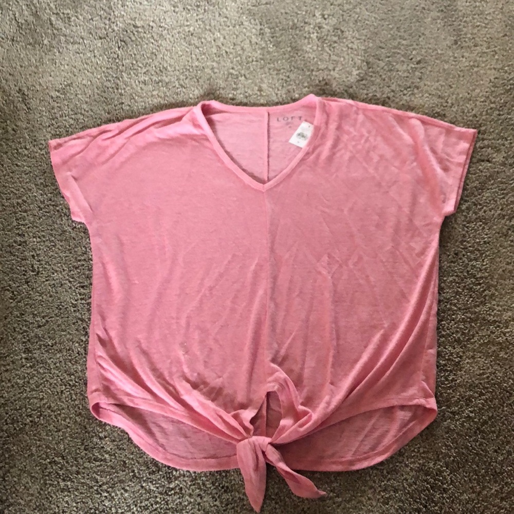 Loft tie hem T-shirt